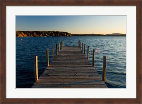 Framed View of  a Lake, New Hampshire Print