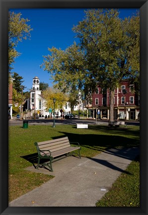 Framed Downtown Whitefield, New Hampshire Print