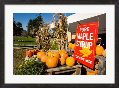 Framed Hunter&#39;s Acres Farm in Claremont, New Hampshire Print