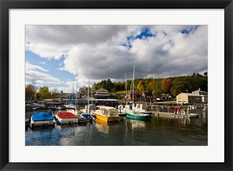 Framed Sunapee Harbor, Lake Sunapee, New Hampshire Print