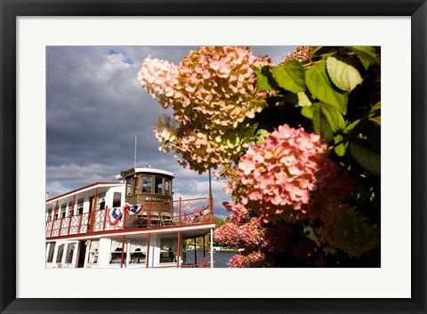 Framed MV Kearsarge on Lake Sunapee, Sunapee, New Hampshire Print