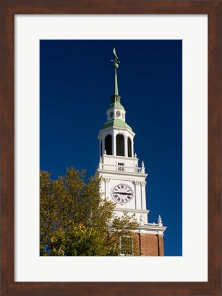 Framed Baker Hall on the Dartmouth College Green in Hanover, New Hampshire Print