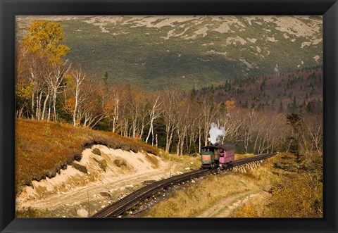 Framed Mt Washington in Twin Mountain, New Hampshire Print