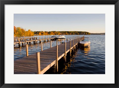 Framed Lake Winnipesauke, Wolfeboro, New Hampshire Print