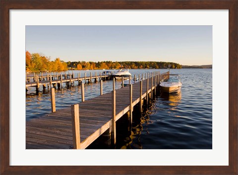 Framed Lake Winnipesauke, Wolfeboro, New Hampshire Print