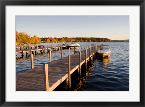 Framed Lake Winnipesauke, Wolfeboro, New Hampshire Print