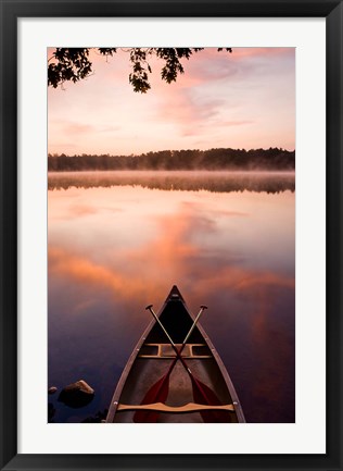 Framed Pawtuckaway Lake, New Hampshire Print