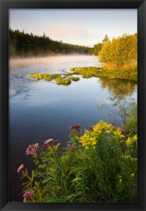 Framed Androscoggin River, Errol, New Hampshire Print