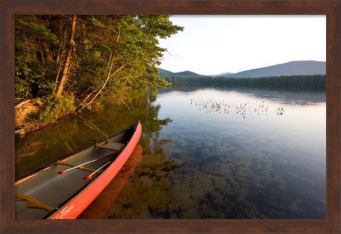 Framed White Lake State Park, New Hampshire Print