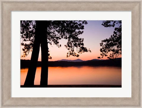 Framed White Lake State Park, New Hampshire Print