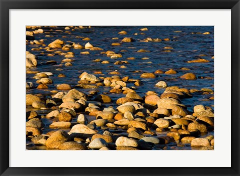 Framed Saco River, White Mountains, New Hampshire Print