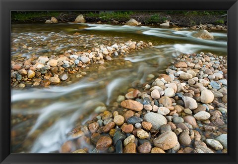 Framed Saco River in Bartlett, New Hampshire Print