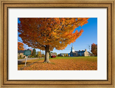 Framed Autumn, Chesterfield, New Hampshire Print