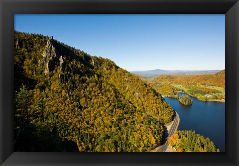 Framed Lake Gloriette, New Hampshire Print