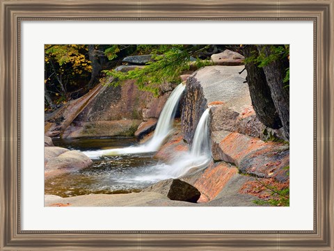 Framed Diana&#39;s Bath, Bartlett, New Hampshire Print