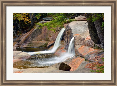 Framed Diana&#39;s Bath, Bartlett, New Hampshire Print