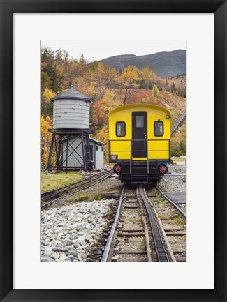 Framed New Hampshire, White Mountains, Bretton Woods, Mount Washington Cog Railway Print