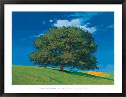 Framed Albero Sul Pendio Print