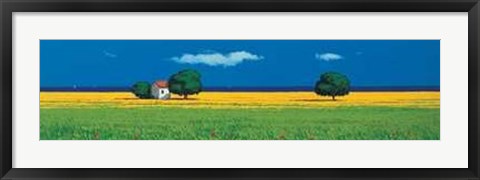 Framed Campagna Mediterranea Print