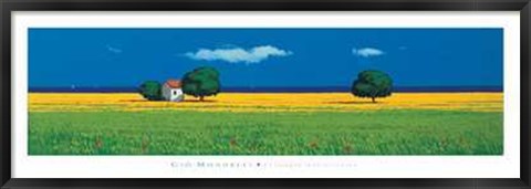 Framed Campagna Mediterranea Print