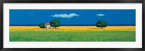 Framed Campagna Mediterranea Print