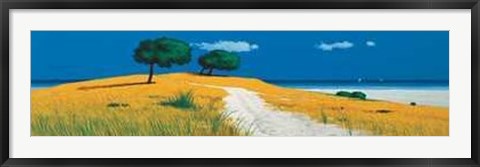 Framed Gio Mondelli - Piccolo Promontorio Size 54.5x18.25 Print