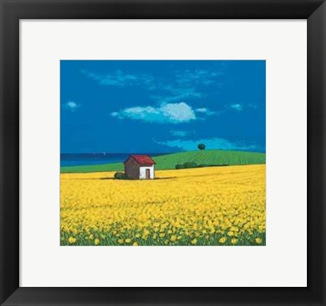 Framed Collina Sul Mare Print