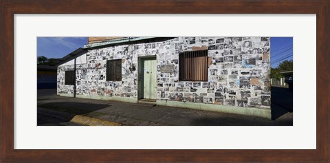 Framed Facade of a Building, Canton of Carrillo, Guanacaste, Costa Rica Print