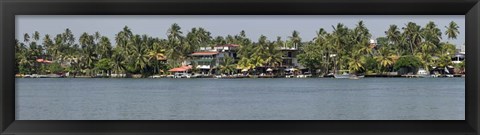 Framed Restaurants on the Bentota River, Sri Lanka Print