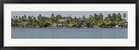 Framed Restaurants on the Bentota River, Sri Lanka Print