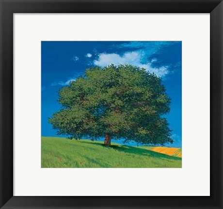 Framed Albero Sul Pendio Print