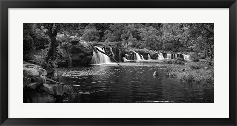 Framed Pool at New River Falls, West Virginia Print