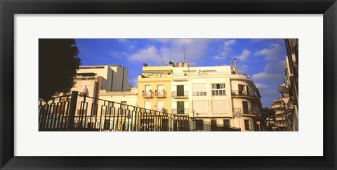 Framed Buildings in Barcelona, Spain Print