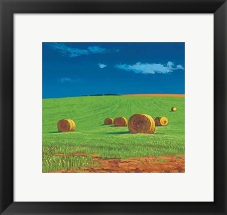 Framed Gio Mondelli - Campo Size 15.75x15.75 Print