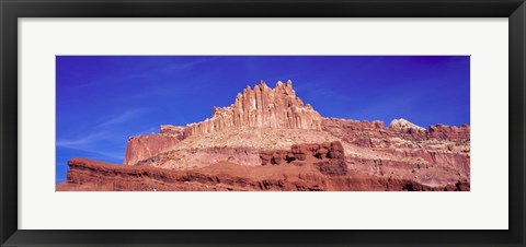 Framed Blue Sky over Rock Formations, Capitol Reef National Park, Utah Print