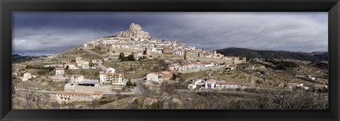 Framed Morella, Spain Print