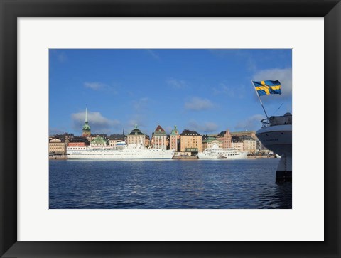 Framed Old Town, Stockholm, Sweden Print