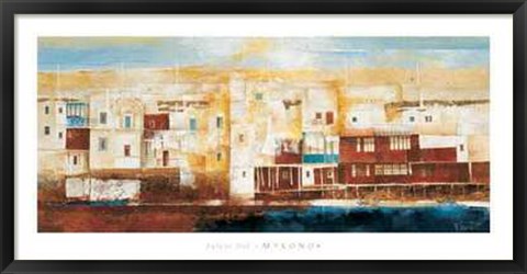 Framed Mykonos Print