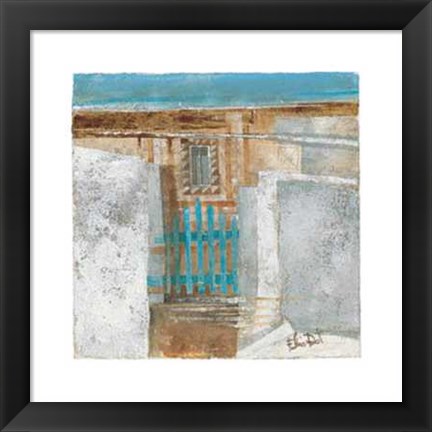 Framed Mediterraneo IV Print