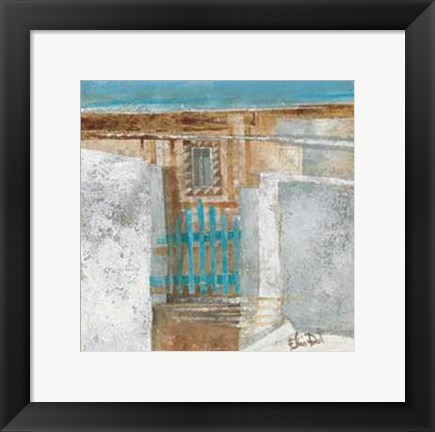 Framed Mediterraneo IV Print