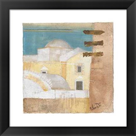 Framed Mediterraneo II Print