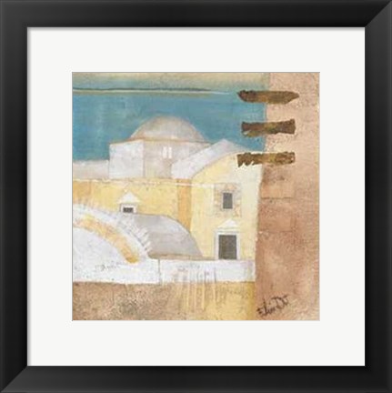 Framed Mediterraneo II Print