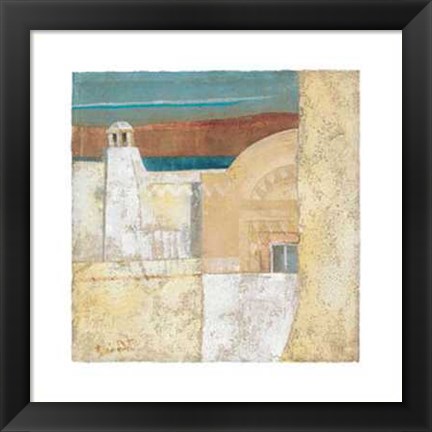 Framed Mediterraneo I Print