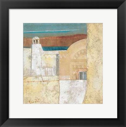 Framed Mediterraneo I Print