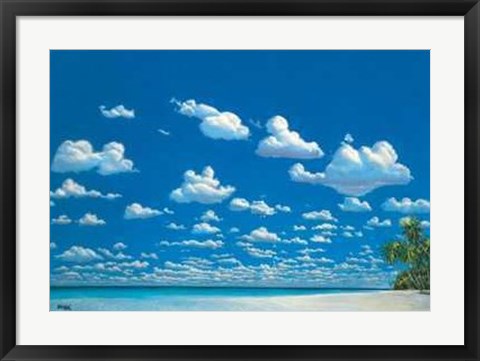 Framed Tropical Sky Print