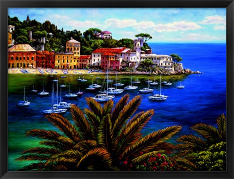 Framed Tuscan Coast Print