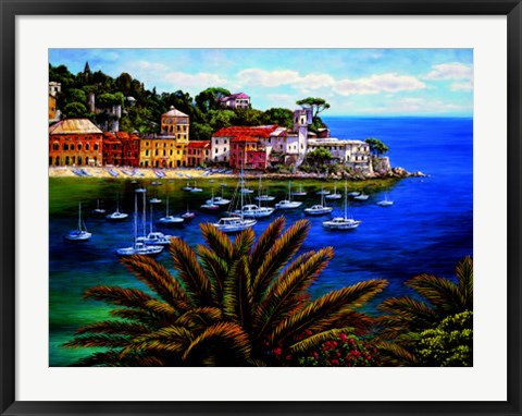 Framed Tuscan Coast Print