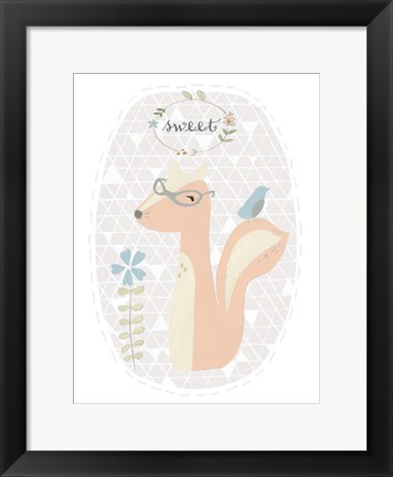 Framed Quirky Forest I Print