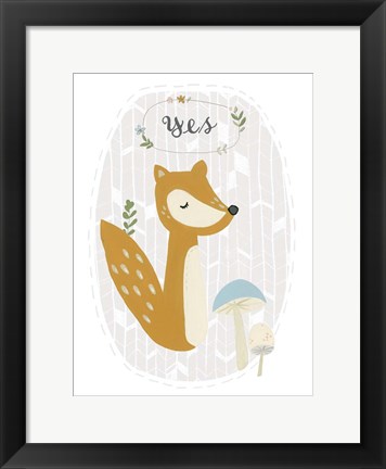 Framed Quirky Forest II Print