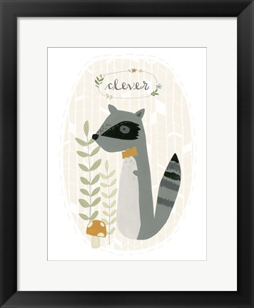 Framed Quirky Forest III Print